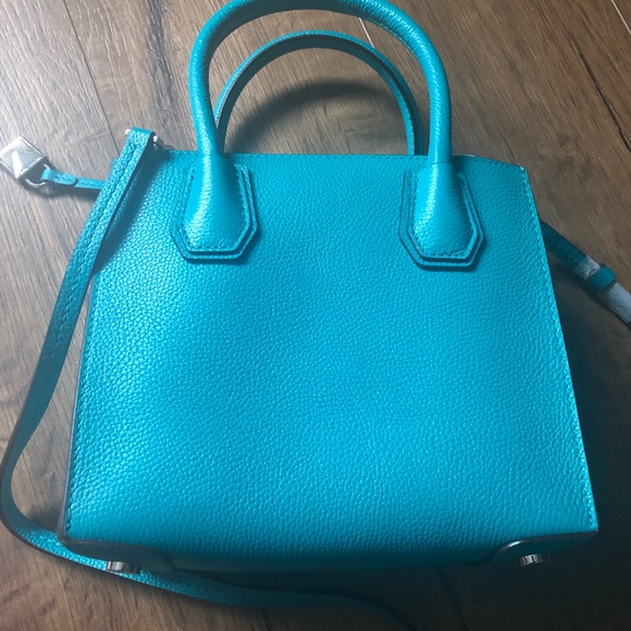 MICHAEL KORS-NWT Turquoise Leather Handbag - Picture 15 of 16
